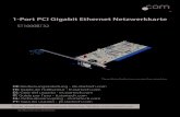 1-Port PCI Gigabit Ethernet Netzwerkkarte · 2013. 3. 5. · Ordner für die Betriebssystem-Version aus. Klicken Sie auf OK. 5. Klicken Sie auf die Schaltfläche „weiter“ und