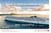 Rock ’n’ Roll im Mittelmeer - TCB-Cruise 2020Mittelmeer. Das sind die Zutaten der ultimativen Kreuzfahrt für Elvis Fans, die den größten Entertainer aller Zeiten auf unnach-ahmliche