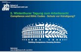 3. Winterthurer Tagung zum Arbeitsrecht · Winterthurer Tagung zum Arbeitsrecht Sara Licci sara.licci@zhaw.ch; 25. Juni 2014. I. Definition und Verortung im Arbeitsvertragsrecht II.