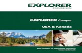 USA & Kanada - Explorer Fernreisen · USA 10 Kanada 13 Hotels & Ausﬂüge USA 64 Kanada 66 Allgemeine Reisebedingungen 67 Inhalt Explorer Camper USA & Kanada Cruise America & Cruise