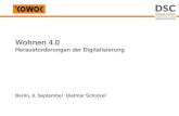 Wohnen 4 - Schickelschickel.de/.../KOWOK-Konferenz_Digitalisierung08092016.pdf · 2018. 1. 11. · 2012 160 SMS 20 WA 2013 100 SMS 130 WA 2014 63 ... IP Kamera IP Kamera Temperatursteuerung