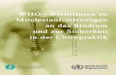 WHO-Richtlnien deutsche #1D€¦ · i Danksagung Die Weltgesundheitsorganisation (WHO) ist den regionalen Behörden der Lombardei, Italien, sehr dankbar für die finanzielle und technische