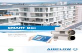 SMART Box - Airflow Lufttechnik GmbHSMART Box Arbeitspunkt Schallleistungspegel L WA (dB) L WA (dB) Druckverlust (Pa) Luftvolumenstrom (m3/h) 63 125 250 500 1000 2000 4000 8000 125
