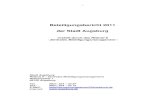 Beteiligungsbericht 2011 der Stadt Augsburg · 2019. 12. 5. · - 4 - Der Beteiligungsbericht 2011 kann auch über das Internetportal der Stadt Augsburg unter ->Rathaus ->Aus dem