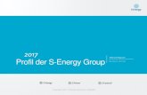 Profil der S-Energy Group Profile_S-Energy_DE... · 2019. 10. 29. · / 8 Globale Königsklasse ※Der Altman-Z-Score wurde im Jahr 1968 von Edward Altman entwickelt und ist eine