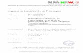 Allgemeines bauaufsichtliches Prüfzeugnis · 2015. 3. 17. · Allgemeines bauaufsichtliches Prüfzeugnis Nr. P-120003677 vom 24.11.2010 Seite 3 von 7 2 Anforderungen an das Bauprodukt