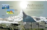 Wissen Weltmeister - ETH Z · 2014. 8. 29. · der Schweiz die Kunst der Kartografie ein. Er liess zwi-schen 1832 und 1864 die erste topografische Karte der Schweiz im Massstab 1:10