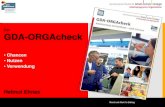 Präsentation PwC b-to-v - GDA-ORGAcheck...•Der GDA-ORGAcheck ist ein gutes Werkzeug zur Dokumentation der regelmäßigen Überprüfung der regelgerechten Arbeitsschutzorganisation