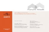 2014-3 Zeitschrift Forum Stadt - denkmalpflege-bw.de€¦ · Fallstudie Wien / Grinzing Katharina Brichetti Kunst der leiblich-räumlichen Wahrnehmung. Entwerfen aus Sicht der Baugeschichte