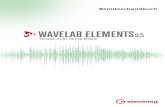 WaveLab Elements 9.5.20 - Benutzerhandbuch€¦ · 63 In SoundCloud exportieren 64 Kopieren von Audioinformationen in die Zwischenablage 64 Fokus auf die aktive Datei legen 65 Wiedergabe