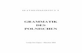 GRAMMATIK DES POLNISCHEN - Gemeindenblick Bern · Der erste Teil ist überschrieben mit ‚Der Laut und der Buchstabe’ und enthält alle wichtigen Informationen zu Aspekten der