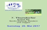 Samstag 20. Mai 2017 - LLC Wellenberg · 2017. 2. 5. ·  7. Thundorfer Event für Nordic-Walking, Wandern und Joggen Samstag 20. Mai 2017