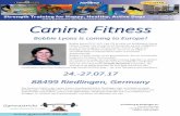 Bobbie’s Fitness - WordPress.com€¦ · Cavalettis can be used to strengthen your dog’s core, fine tune their stride length and gait while increasing body awareness. Tuesday,