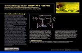 breathing star BSP-MT 10-95 - Bold & Cichos · 2020. 1. 29. · Netzspannung Standard 230 V, 50-60 Hz Schutzklasse IP65 ... GUS TR (vormals GOST-R) Zulassungen für Druckgeräte Modell