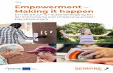 Empowerment – Making it happen - Sempre Project for download... · 2019. 11. 7. · tergrundinformation gedacht ist, wird das - Emp owerment-Konzept und die Einbeziehung der Nutzer/innen