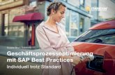 Supply Chain Solutions Geschäftsprozessoptimierung mit SAP … · 2020. 4. 8. · SAP Best Practices sind von der SAP vorkonfigurierte, ... der "Vor-Best-Practice-Zeit" und aktuellen