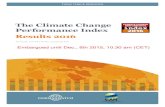 The Climate Change CLIMATE CHANGE PERFORMANCE CLIMATE CHANGE indexPERFORMANCE 2016 The Climate Change