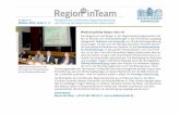 Region inTeam SB - Saarbrücken...Ausgabe 6, Oktober 2013 Newsletter des Fachdienstes Regionalentwicklung und Planung des Regionalverbandes Saarbrücken Regionalentwicklung und Planung