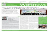 Seite 2 Seite 3 WIFInews - WIFI Zertifizierung...dern, wo dieses System noch neu ist, bekannt und attraktiv.“ n wifi.at/international … dass der österreichische Titel „In-genieur/in“