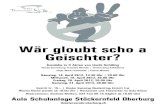 Herzlich willkommen in Oberburg! · 2012. 2. 22. · der herrlichen Satire von Ephraim Kishon später in diesem Heft – erhoffen sich mittels des «Ouija» (Beispiel siehe Abbildung