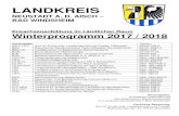 Erwachsenenbildung im Ländlichen Raum Winterprogramm 2017 / …ziv-illesheim.de/wp-content/uploads/2017/11/KBA-Veranst... · 2017. 11. 7. · 16:00 Ansbach-Eyb Einstiegsseminar in