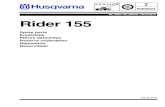 IPL, Rider 155, 2003-01, Rider · 2011. 10. 29. · SERVICE Spare parts Ersatzteile Pièces détachées Reserve onderdelen Repuestos Reservdelar I0300023 IPL, Rider 155, 2003-01,