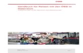 Handbuch für Reisen mit der ÖBB in Österreich · 2018. 7. 20. · Handbuch für Reisen mit den ÖBB in Österreich Tarifbestimmungen mit den Allgemeinen Geschäftsbedingungen .