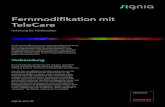 Fernmodifikation mit TeleCare - Signia · 2017. 4. 4. · Signia primax Portfolio, sowie mit Siemens binax, Siemens Sirion 2 und Orion 2 Hörgeräten durchführen. Um die Fernmodifikationsfunktion