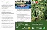 Wasserwandern im Spreewald - MLUK · 2012. 10. 15. · Nutzen Sie dann die Spree, die genug Tiefe bietet. Deshalb noch eine Bitte:Der Spreewald geht durch trockene Zeiten. Die natürliche