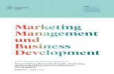 Marketing Management und Business Development · 2020. 8. 25. · gen des modernen Marketing, Marketing Management und Business Development. Entwickelt wurde das Programm für Personen,