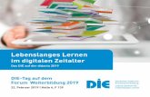 Lebenslanges Lernen im digitalen Zeitalter · 2019. 1. 22. · Dr. Daniel Otto (Learning Lab/Universität Duisburg-Essen) für OERinfo) 14 Uhr wb-web – die Wissens-Bar für Weiterbildner