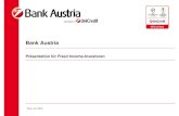 0628 Bank Austria - Investor Presentation 1Q16 DE...(Stand: 28. June 2016) 1) Nachrangig (Lower Tier II) 2) Wertpapiere, die vor dem 31. Dezember 2001 emittiert wurden und somit unter
