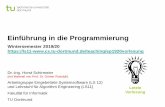 Einführung in die Programmierungls11-Kapitel 17 H. Schirmeier: Einführung in die Programmierung WS 2019/20 Zusammenfassung & Ausblick Vorlesung: Anfangs hätte man „Informatik
