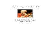 Antonio Vivaldi - Freechorale.nd.fatima.free.fr/17emesFlaneriesMusicales... · 2019. 11. 6. · Dixit Dominus RV 595. Antonio Vivaldi &##c. 1. qÎ = 108 ÏÏÏ. Î ÏÏÏ Î ÏÏÏÎ