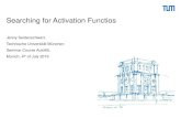 Searching for Activation Functios · 2020. 1. 11. · Searching for Activation Functios. Lehrstuhl für Musterverfahren Fakultät für Mustertechnik Technische Universität München