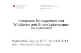 Integrales Management von Wildtieren und ihrem Lebensraum · 2017. 10. 9. · Integrales Huftiermanagement: Sicht Bund| A.Sandri & N.Imesch, BAFU 3 Wald-Wild-Tagung SFV, 13./14.8.2014