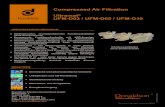 Compressed Air Filtration Ultramat UFM-D03 / UFM-D05 / …...2 / 6 Technisches Datenblatt Compressed Air Filtration UFM-D03 / UFM-D05 / UFM-D10 PRODUKTBESCHREIBUNG Die UFM-D’s sind