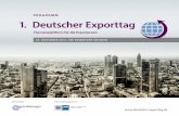 1. Deutscher Exporttag 2016 · 2018. 2. 2. · Mirjam Meissner, leiterin Programm Wirtschaft und technologie, Mercator institute for china studies ... vorsitzender der Herrenknecht