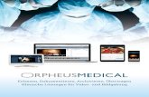 Erfassen, Dokumentieren, Archivieren, Übertragen Klinische ...orpheus-medical.com/wp-content/uploads/2017/01/... · Verbesserung von Gesundheit ooooLückenlose Dokumentation von