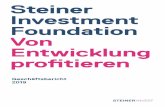 Steiner Investment · 2020. 3. 25. · Ajay Sirohi Ein Portfolio mit einem Fertigstellungsmarkt - wert von CHF 10 Milliarden in zehn Jahren aufzubauen – das ist unser Ziel. Das