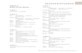 TranskripTionen - ... | 3 TranskripTionen Menschen a1, kursbuch, Lektion 1 – 12 © 2012 Hueber Verlag Interviewer: aha! Danke! Vielen Dank! Aufgabe 3c vgl. aufgabe 1b Aufgabe 4