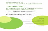 „Streetart“ - Netzwerk Gute Schule Oberfrankengute.schule-oberfranken.de/wertedateien/werte-uv_2017... · 2017. 6. 19. · Werte-UV Fach: Kunst Klasse: 8 G (20 Schüler) Lernsequenz: