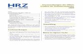 Veranstaltungen des HRZs Gießen im Sommersemester 2009 · Die Veranstaltungen des HRZs sind offen für alle Stu- ... W26 . X. Einführung in Audio-Podcasting [für Mitarbeiter und