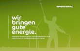 wir bringen gute energie. - oekostrom AG...der Technologie im Norden neben den großen Wind-parks gesehen wird. Sie eignet sich jedoch genauso für Solarstrom und Strom aus Wasserkraft.