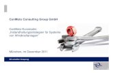 ConMoto Consulting Group GmbH ConMoto-Kurzstudie ... · Optimierung … Verbesserung der technischen Verfügbarkeit Verbesserung des Leistungsgrades Erhöhung der Prozessstabilität