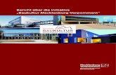 Bericht über die Initiative „Baukultur Mecklenburg-Vorpommern“ · auch der Umsetzung der UN-Behindertenrechtskonvention Rechnung tragen, indem die Anforderungen an die Barrierefreiheit