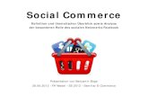 Social Commerce¶ge_-_Social_Commerc… · Seminar zum Thema “Social Commerce“ Benjamin Böge 28.06.2012 Seite 2 1. Einleitung 2. Begriffsdefinitionen und Grundlagen 3. Ausprägungsformen