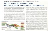  · Fallbericht: Klaffende Tube links Anamnese Ein 33 Jahre alter patient stellte Sich im Oktober 2004 in der Physiotherapie-Abtei- lung im Universitätsklinikum Hamburg-