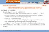 Steuer-up-date BFGG Bundesfinanzgerichtsgesetz · 2020. 3. 29. · StB MMag. Dr. Klaus Hilber, Mutters 1 Steuer-up-date BFGG Bundesfinanzgerichtsgesetz BFG ab 1. 1. 2014: Zuständigkeit