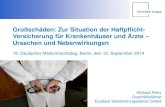 Großschäden: Zur Situation der Haftpflicht- Versicherung für ...medizinrechts-beratungsnetz.de/medizinrechtstag/2014-berlin/petry-… · um mehr als 6% pro Jahr steigen. Betroffen